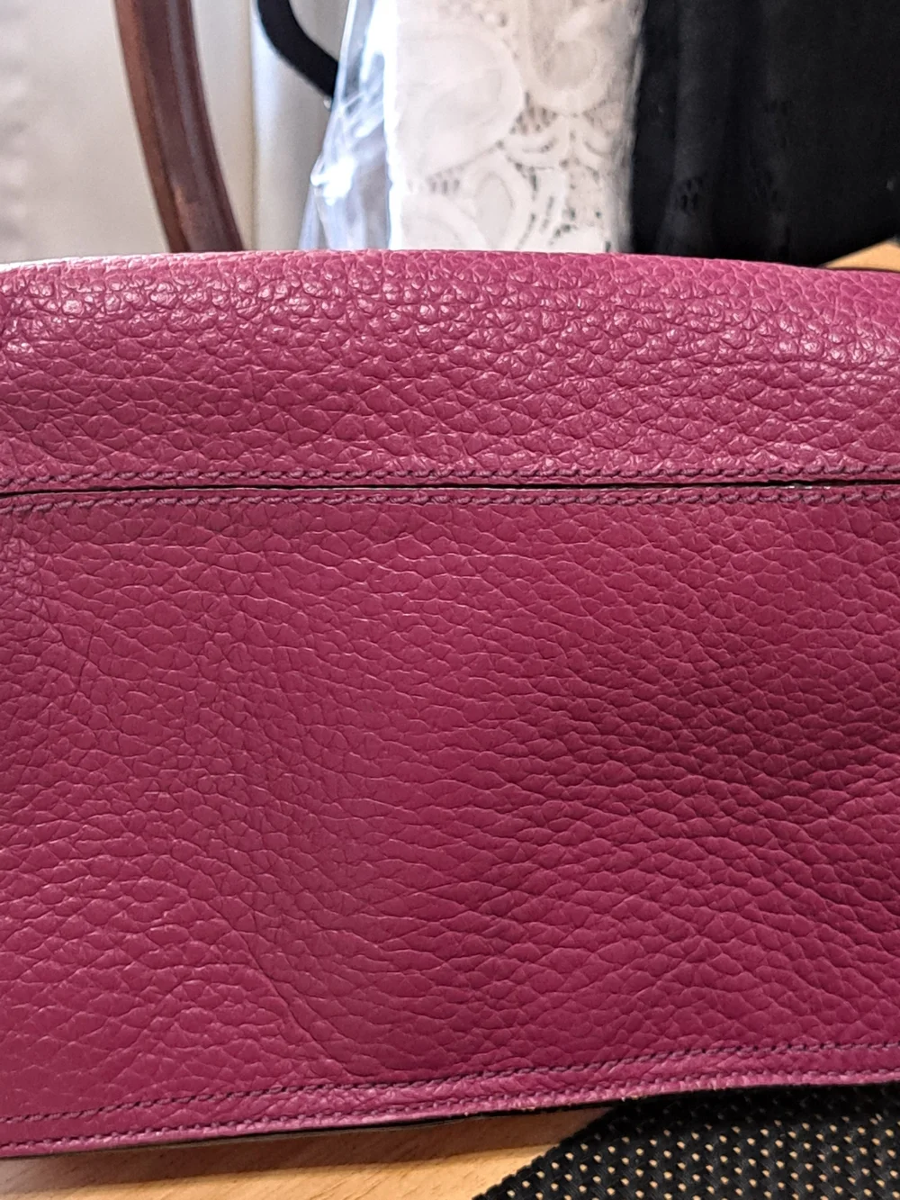 kate spade New York Pebbled Leather Crossbody Bag in Magenta